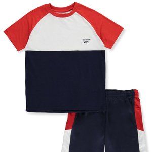 Reebok Boys' Americana 2-Piece Mesh Shorts Set NEW